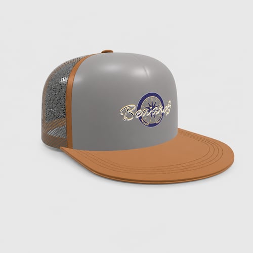 Bevards Classic Flat Bill Trucker Cap Design