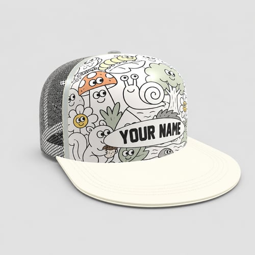 personalized trucker cap