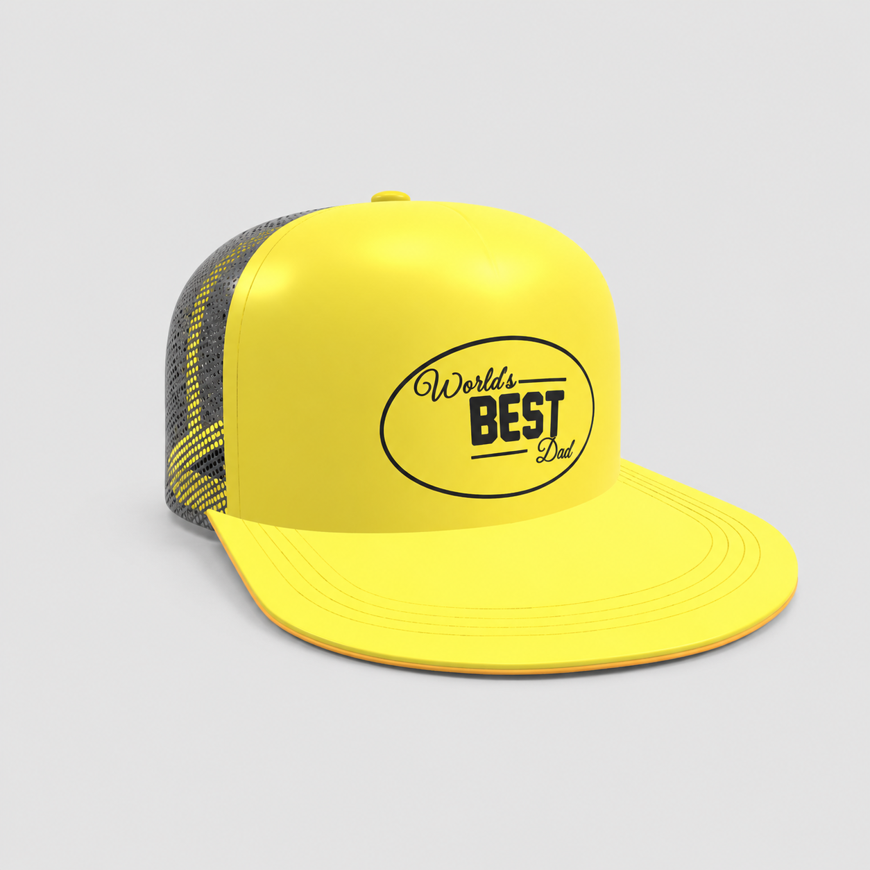 Yellow Trucker Cap Gift for Dad